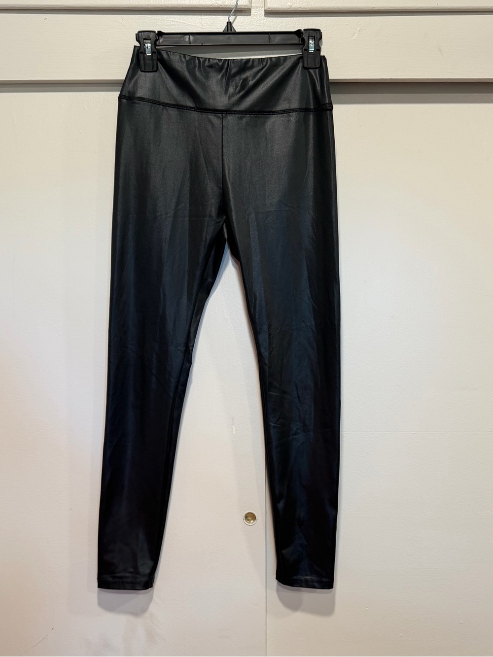 wild fable Black Faux-Leather women’s Leggings size small
